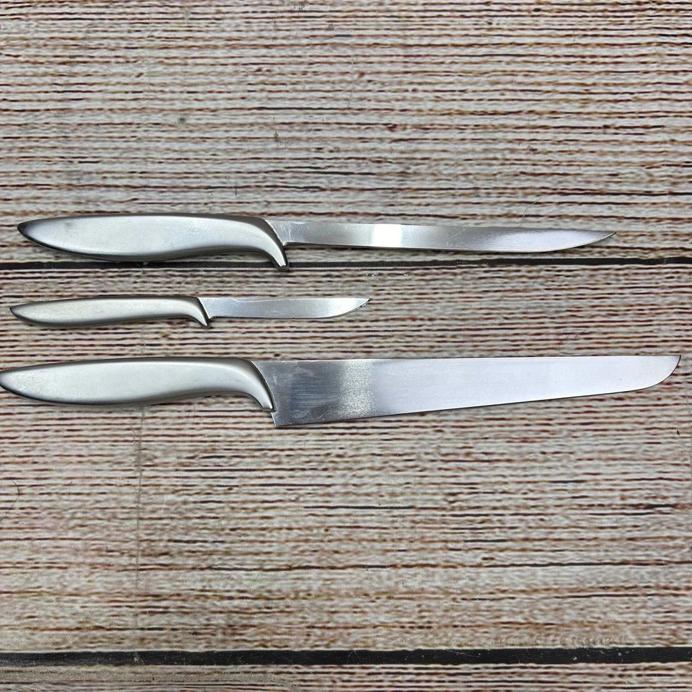 Gerber Legendary Blades Knife Set Wood Block Pixie‎ Durendal French Vintage